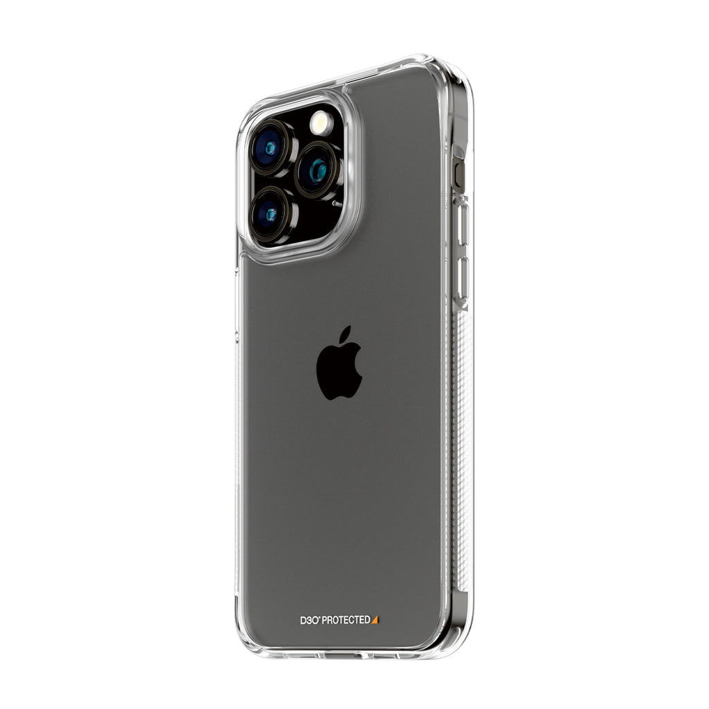 PanzerGlass HardCase Transparent avec D3O pour iPhone 15 Pro Max, Coque de Protection