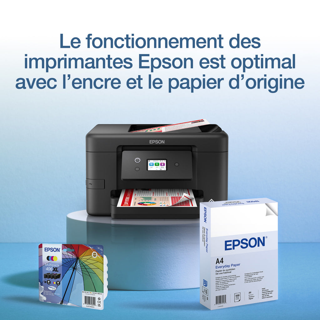 Epson Multipack de cartouches d’encre DURABrite Ultra 4 couleurs Parapluie 406XL