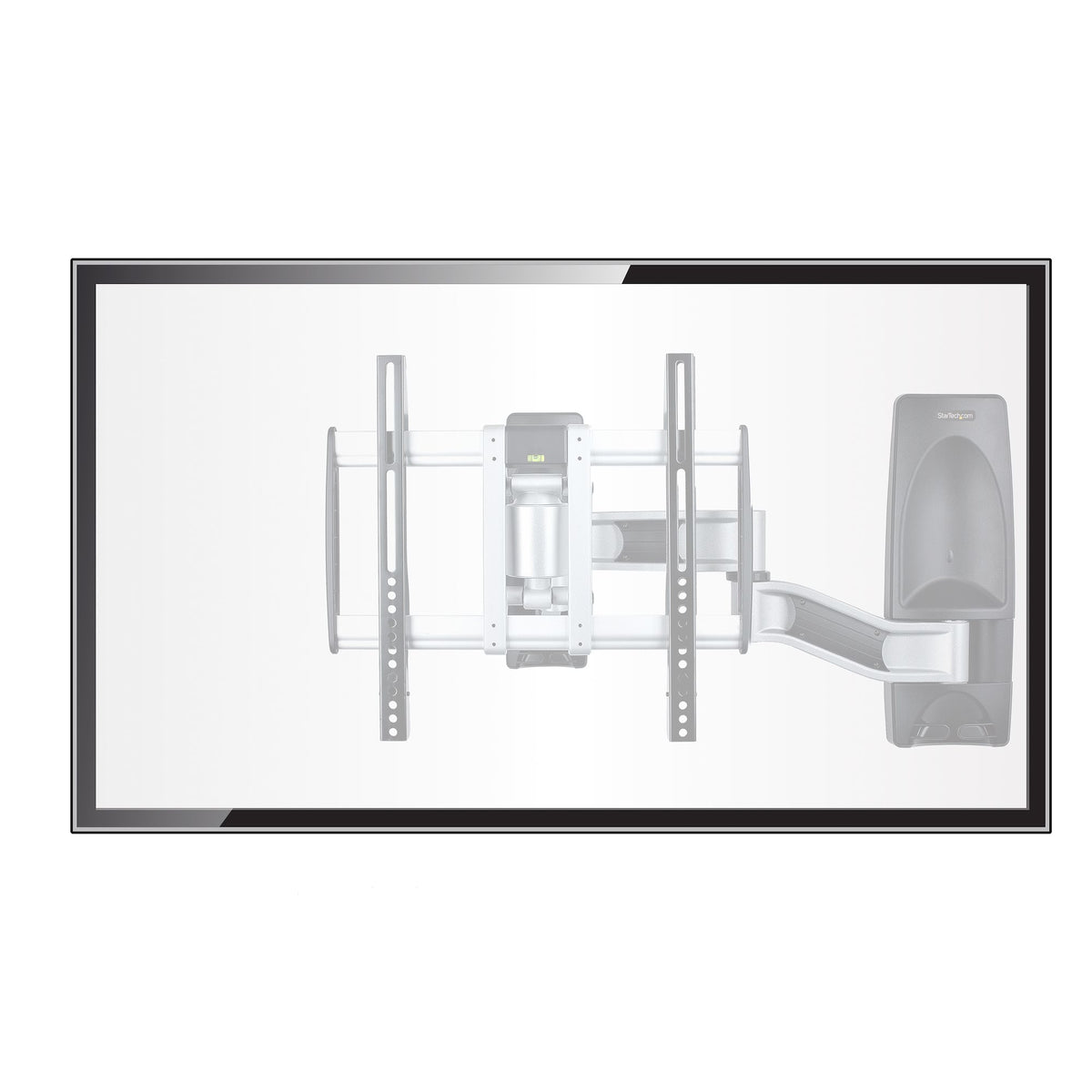 StarTech.com Support Mural TV Articulé - Support Mural VESA, Supporte les Téléviseurs de 26 à 65 pouces et 45kg - Accroche TV Murale Rétractable à Profil Bas - Fixation Murale TV d'Angle Ajustable - Support Télé Articulé - vue 4
