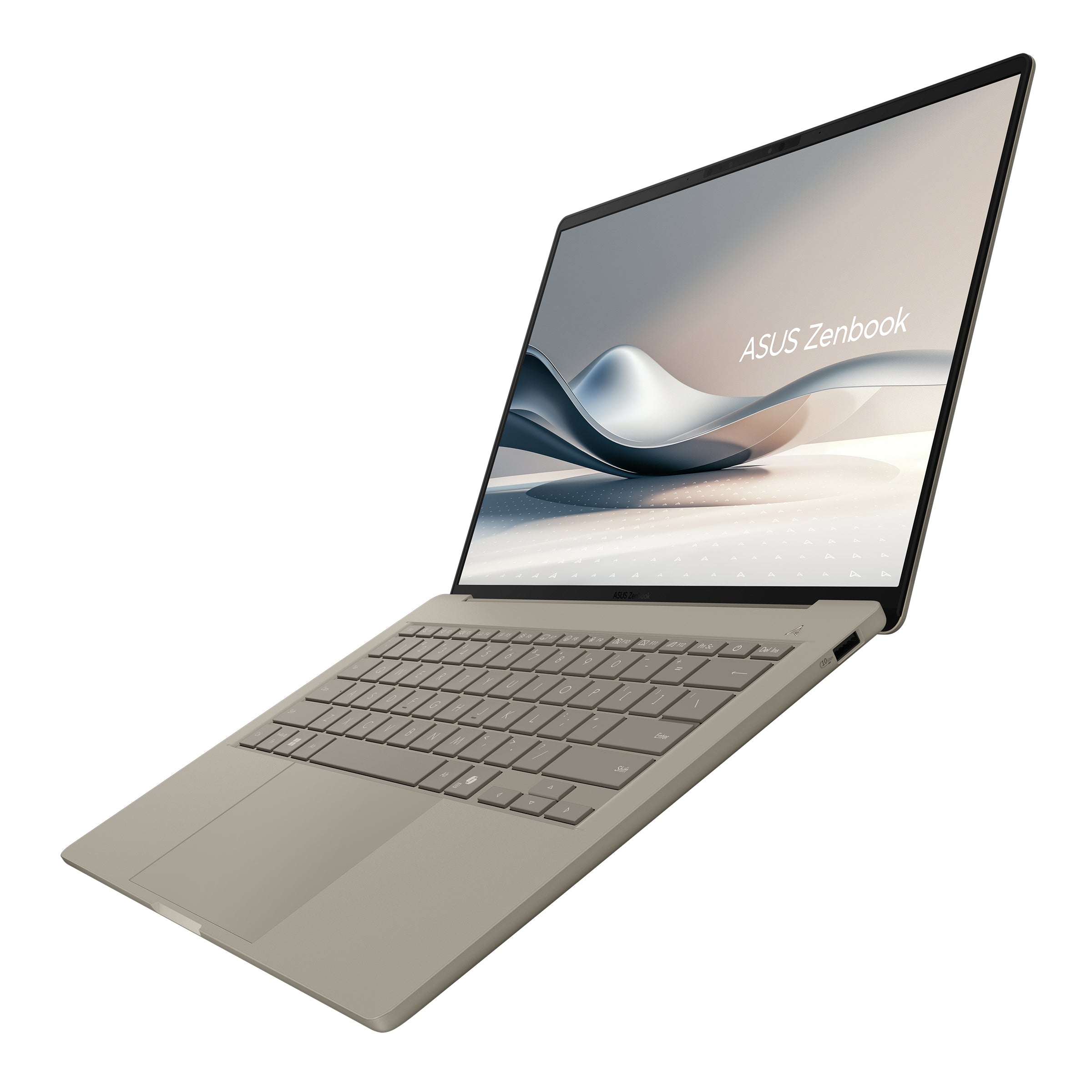 ASUS Zenbook A14 UX3407QA-X1P512 Copilot+ PC Snapdragon X1P-42-100 Ordinateur portable 35,6 cm (14") WUXGA 16 Go LPDDR5x-SDRAM 512 Go SSD Wi-Fi 6E (802.11ax) Windows 11 Home Beige