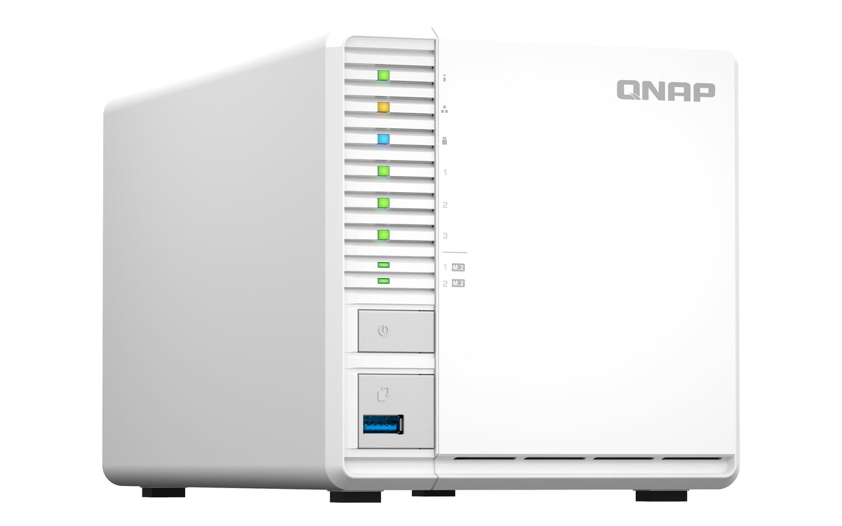 QNAP TS-364 NAS Tower Intel Celeron N5095 8 Go DDR4 Blanc