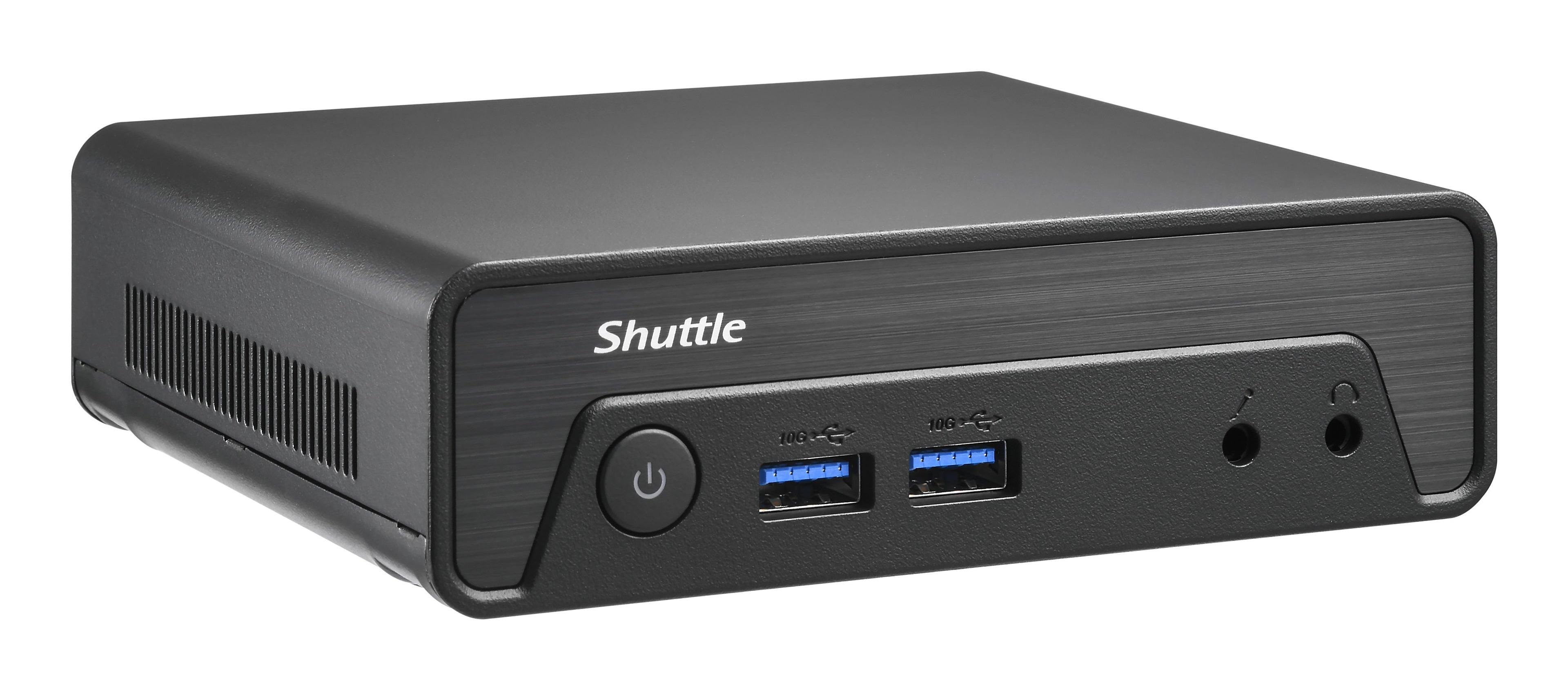 Shuttle Shuttle Nano PC NE1010BA, Windows 11 Pro,Intel N 100, 8GB DDR4, 128GB M.2, 1x HDMI, 1x DP, 6x USB, 1x LAN, FANLESS, 24/7, VESA