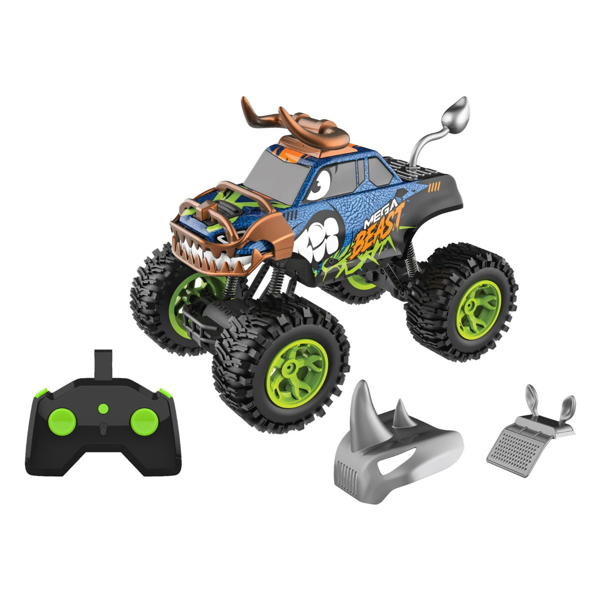 Silverlit Voiture Télécommandée Mega Beast Monster Truck avec Accessoires