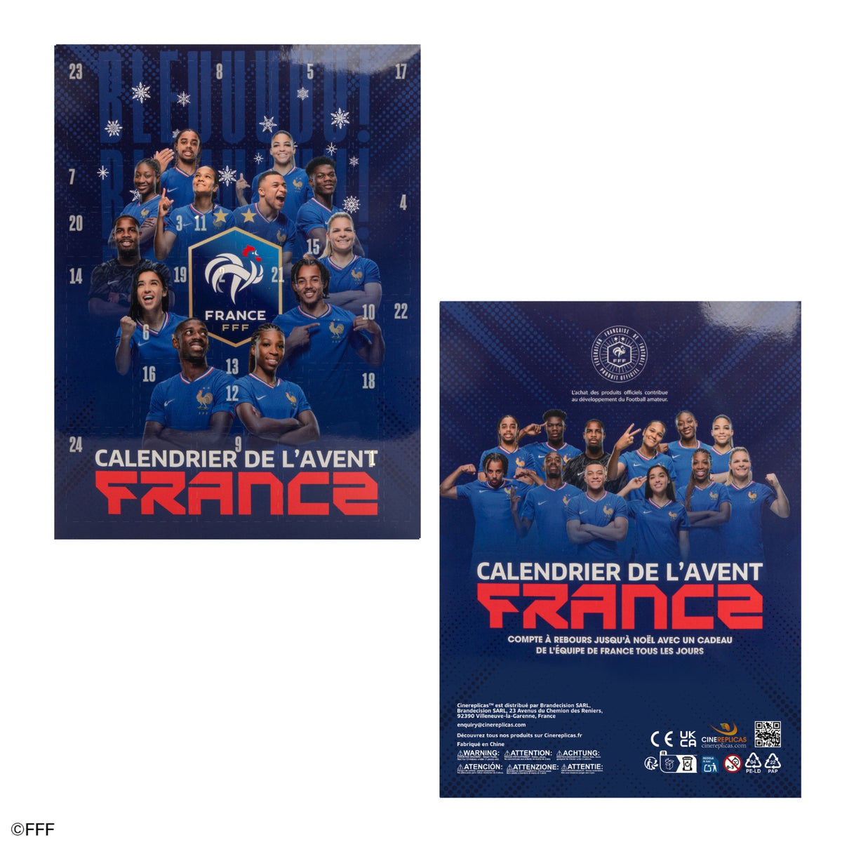 FFF Calendrier de l'Avent Football FFF