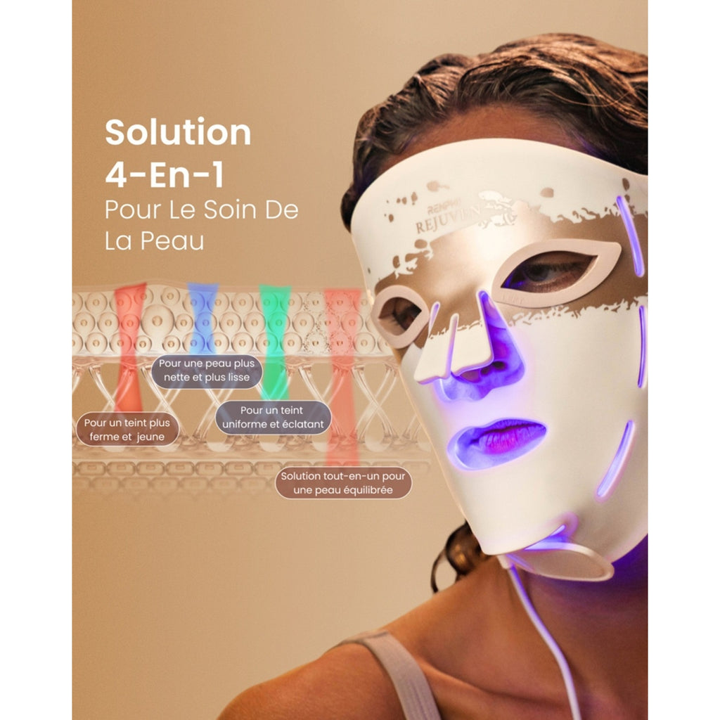 Renpho Masque LED Artemis Blush E100B-1