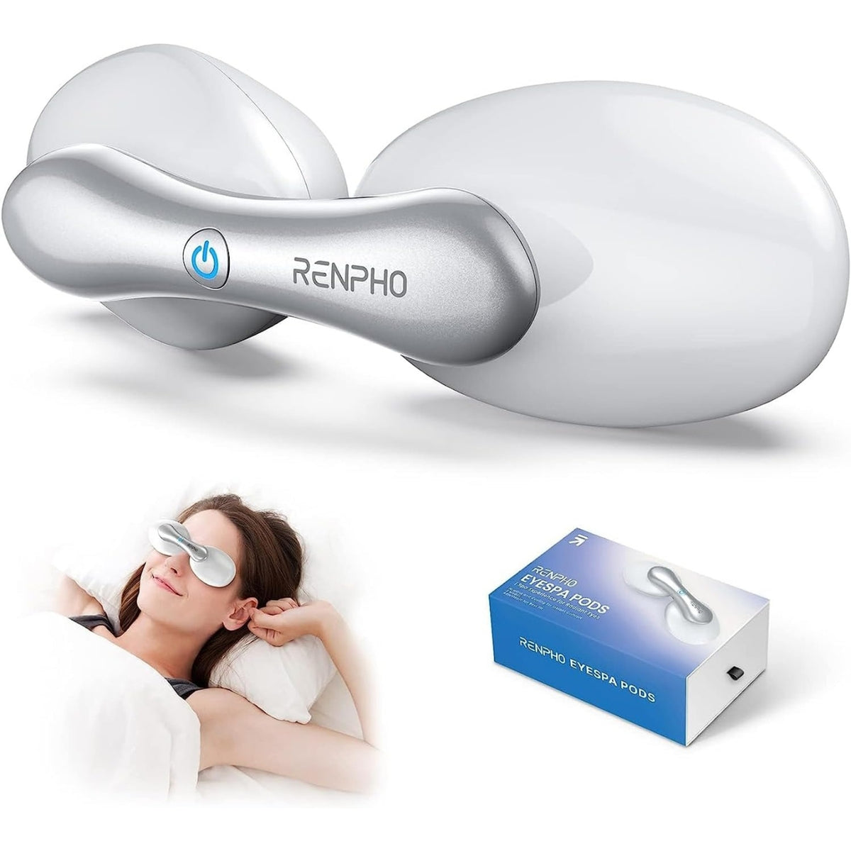 Renpho Masque oculaire Eyespa Pods G009 Blanc
