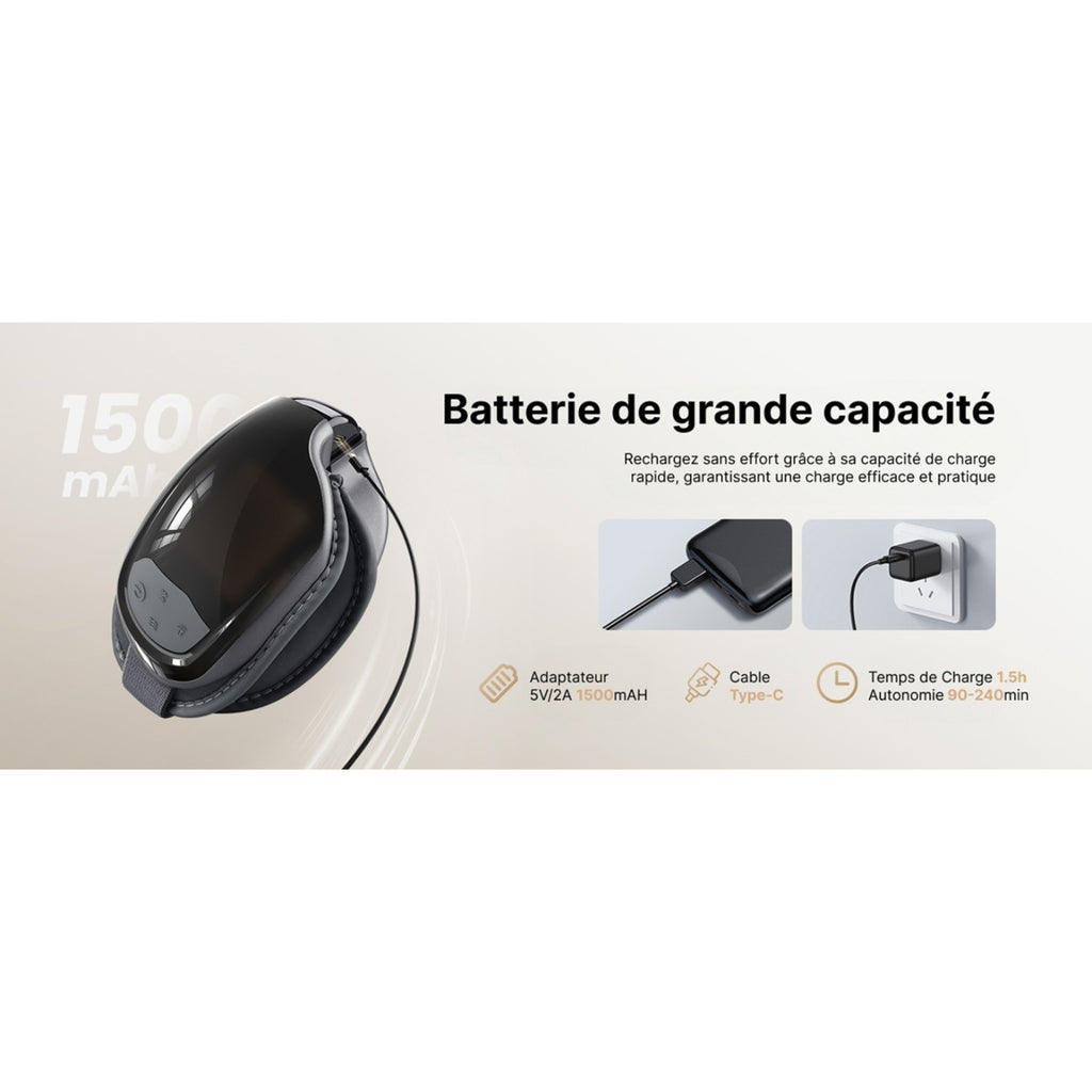 Renpho Masseur oculaire Eyeris 3 Noir