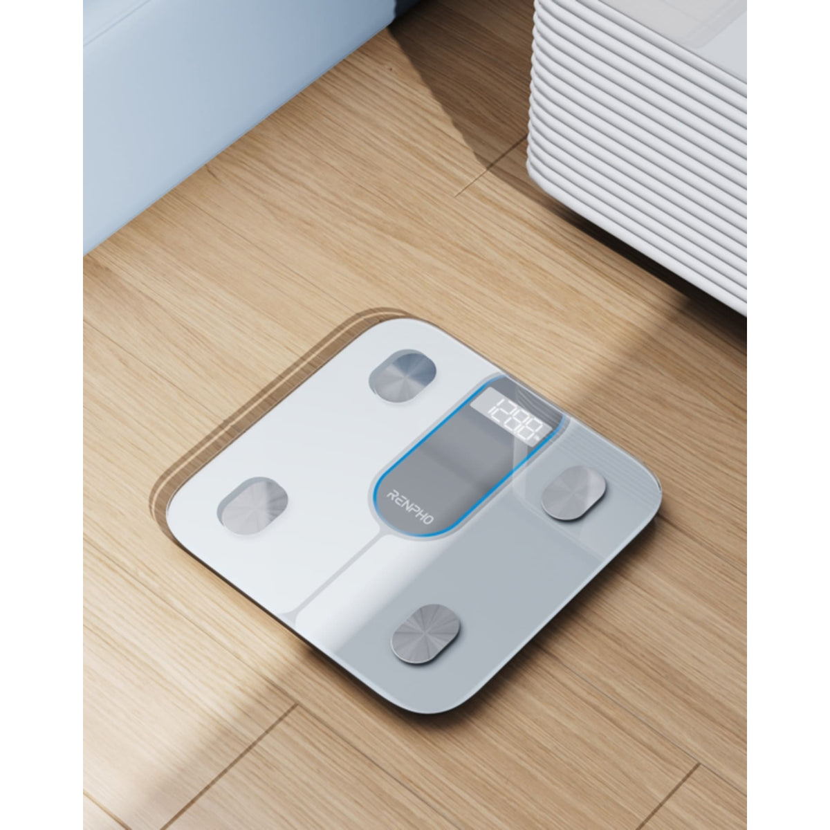 Renpho Pèse personne Connecté Blanc - PEU-R-A031-BK
