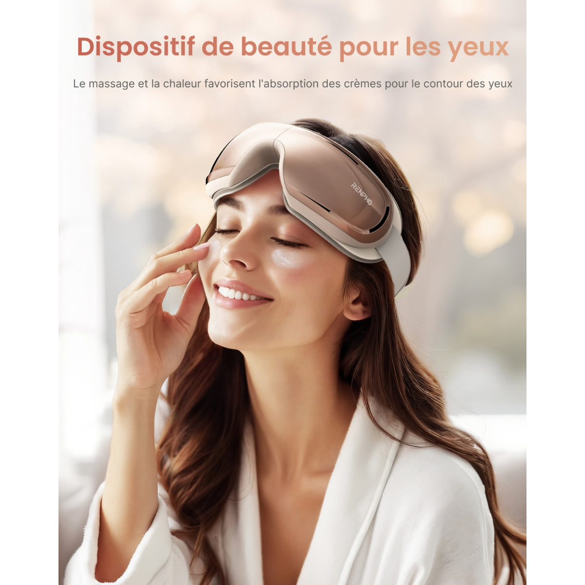 Renpho Masseur Oculaire Eyeris 3 Rose Gold