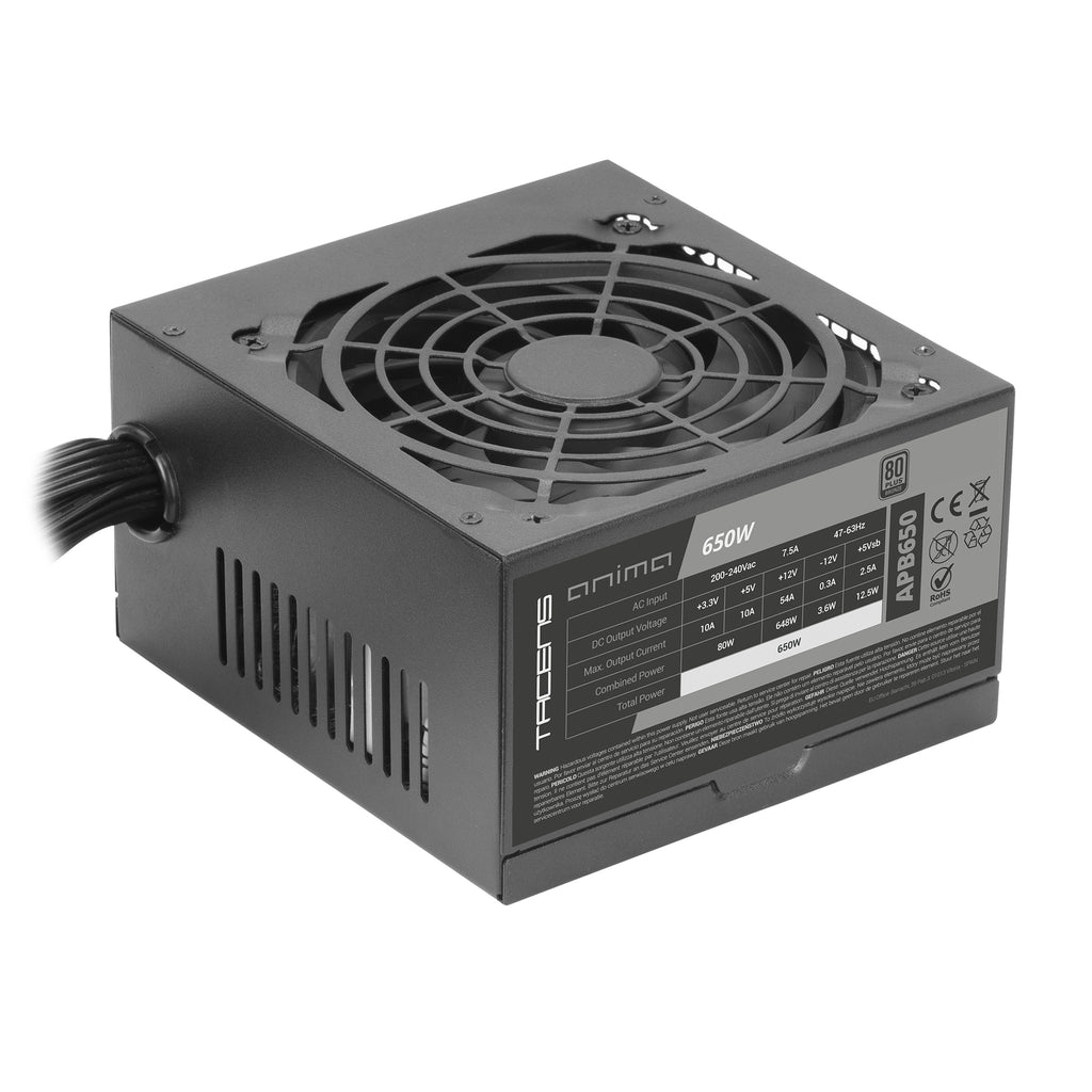 Tacens Anima APB650 unité d'alimentation d'énergie 650 W 24-pin ATX ATX Noir