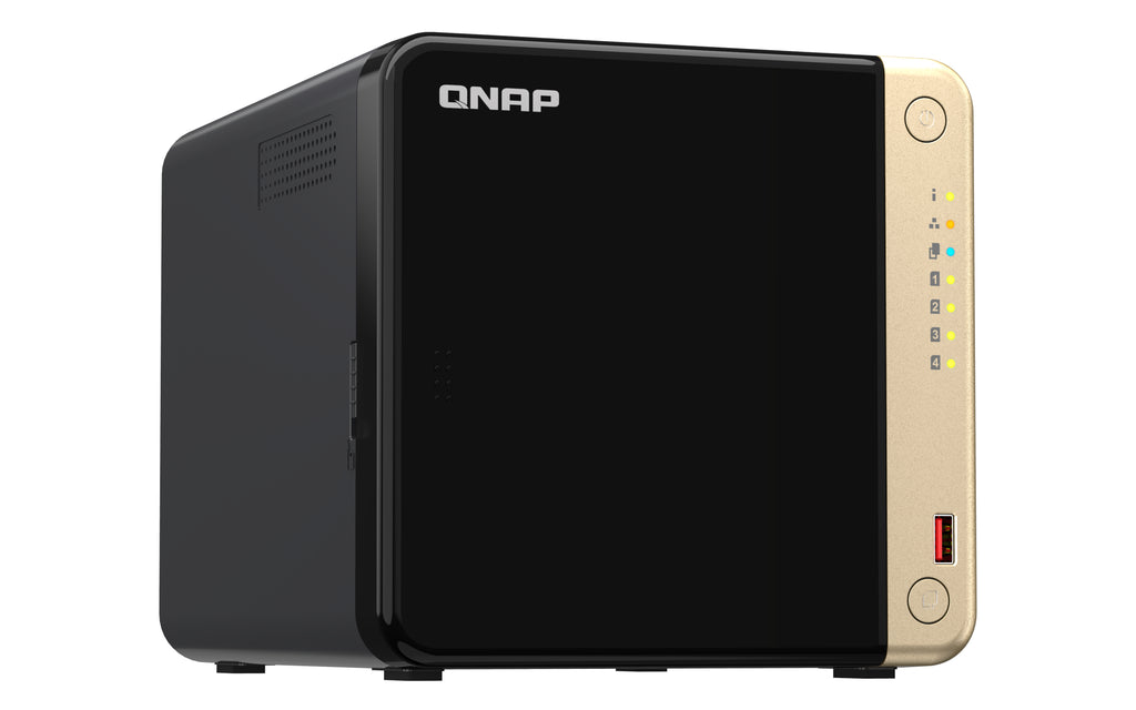 QNAP TS-464 NAS Tower Intel Celeron N5095 8 Go DDR4 Noir