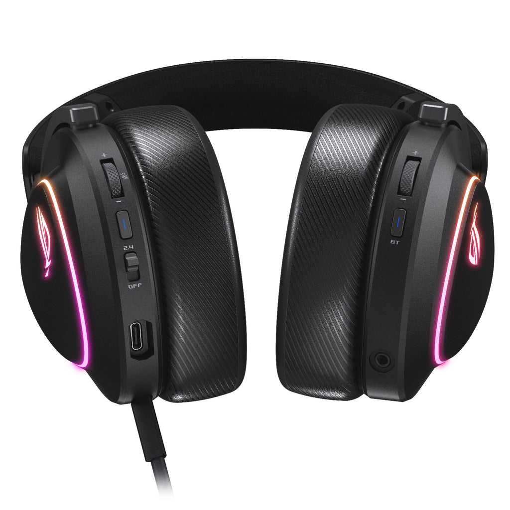 ASUS ROG Delta II Casque Gaming Filaire et Sans Fil Bluetooth USB Type-C, Noir