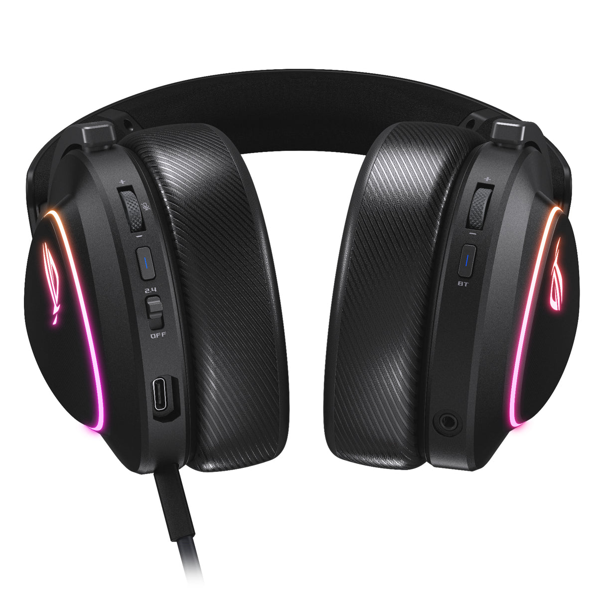 ASUS ROG Delta II Casque Gaming Filaire et Sans Fil Bluetooth USB Type-C, Noir