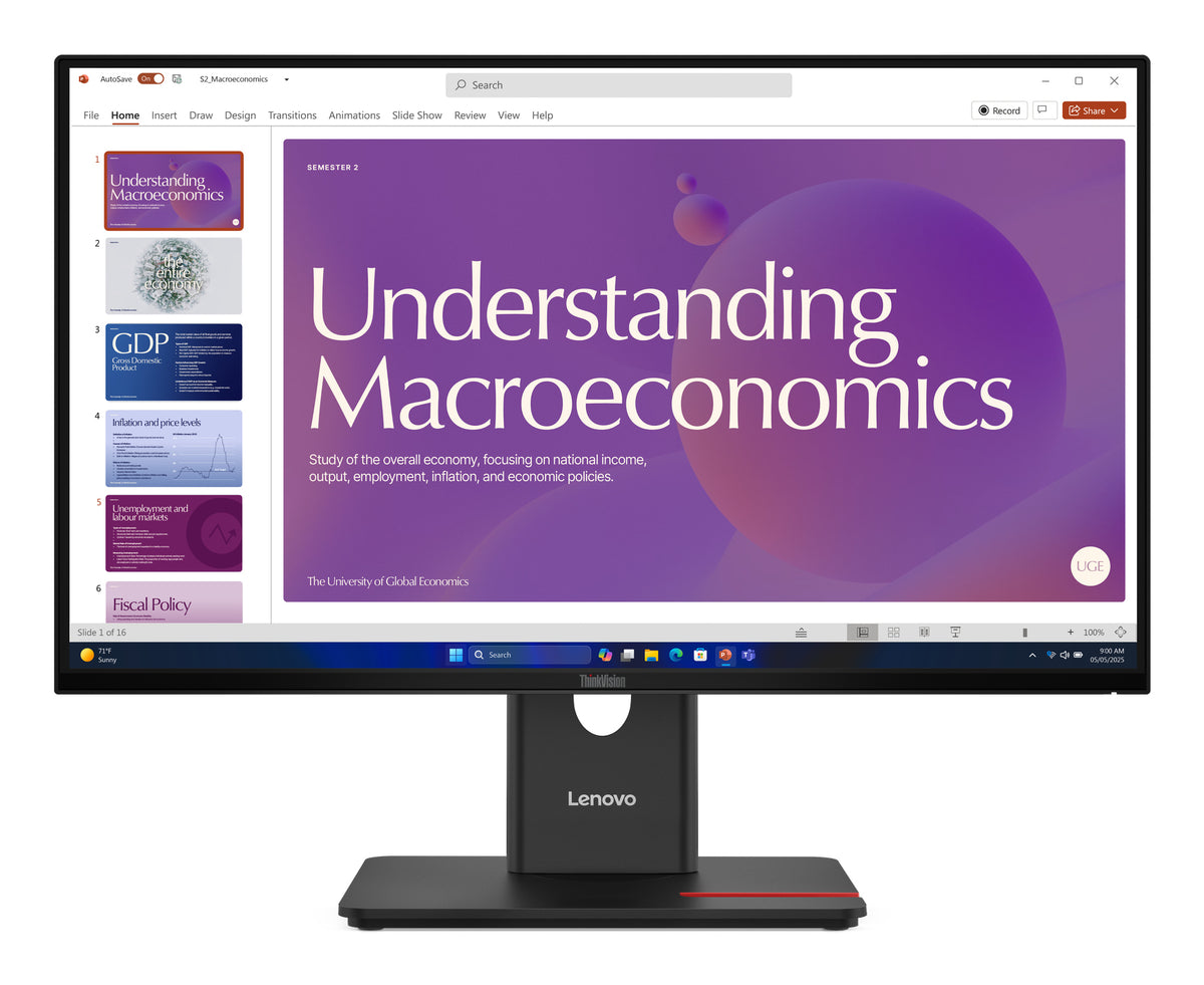 Lenovo ThinkVision T24D-40 Moniteur 23.8" Full HD