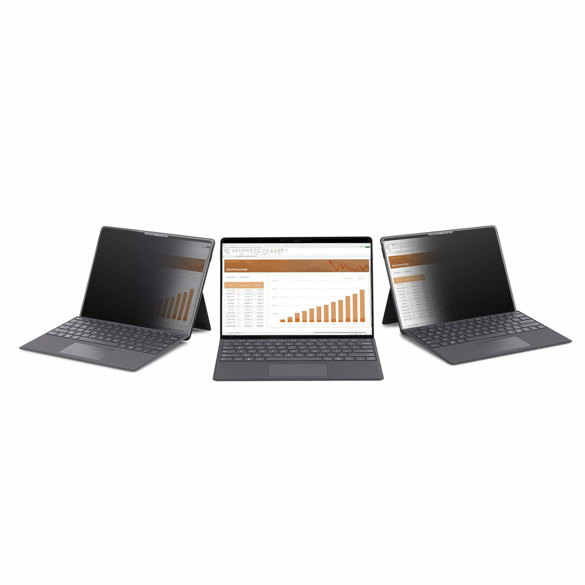 StarTech.com Filtre de Confidentialité pour Surface 12,4", Surface Go 1/2/3, 4 Directions, Portrait/Paysage, Filtre Tact