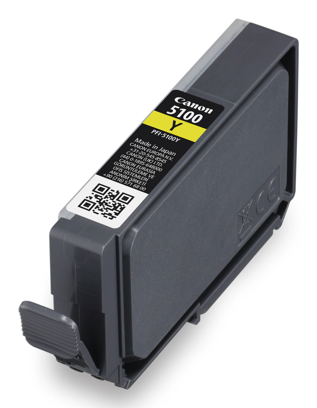 Canon PFI-5100 Y Cartouche d'Encre Originale, Jaune - vue 3