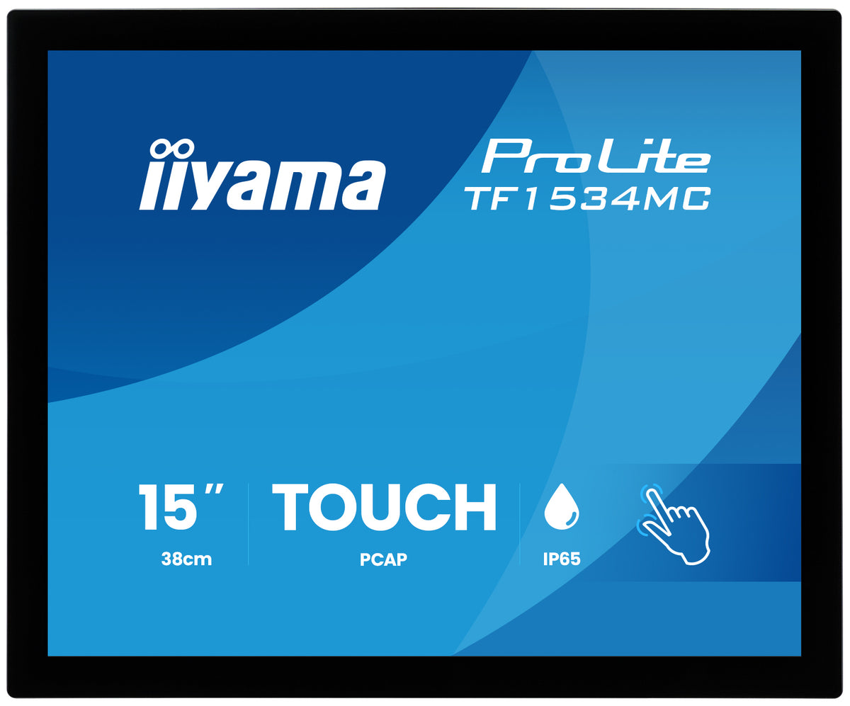 iiyama ProLite TF1534MC-B8X écran plat de PC 38,1 cm (15") 1024 x 768 pixels Écran tactile