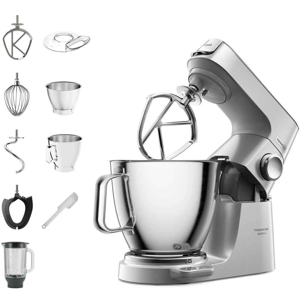 Kenwood Titanium Chef Baker XL robot de cuisine 1200 W 7 L Acier inoxydable