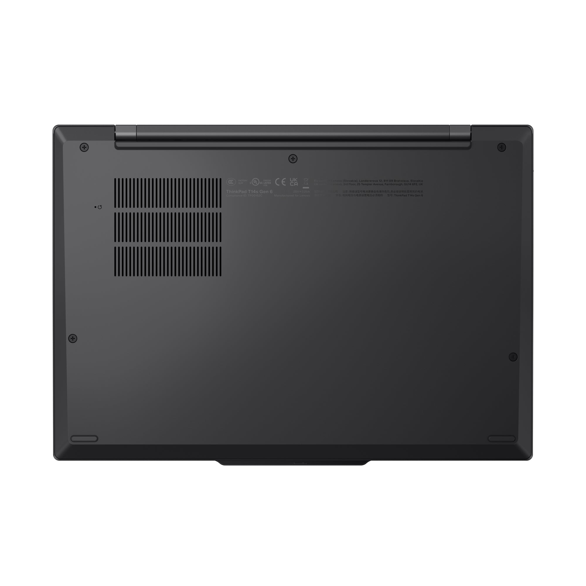 Lenovo ThinkPad T14s Gen 6 (Intel) Copilot+ PC Intel Core Ultra 7 258V Ordinateur portable 35,6 cm (14") WUXGA 32 Go LPDDR5x-SDRAM 512 Go SSD Wi-Fi 7 (802.11be) Windows 11 Pro Nordique Noir