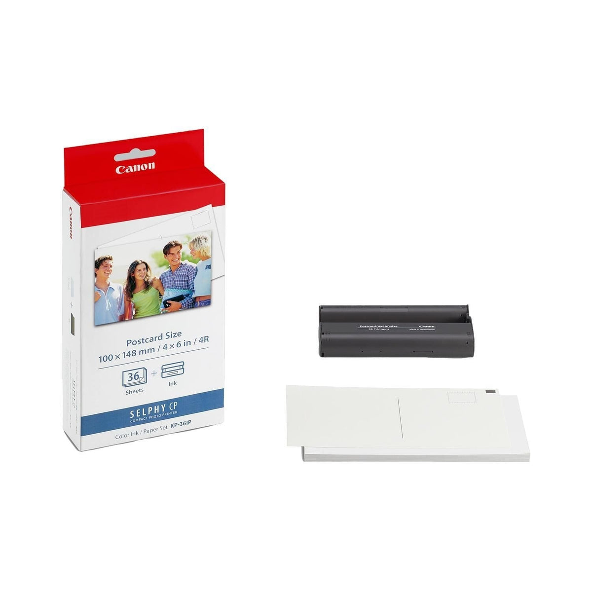 Canon Kit 36 impressions (papier + encre) format carte postale (10 x 14,8 cm)