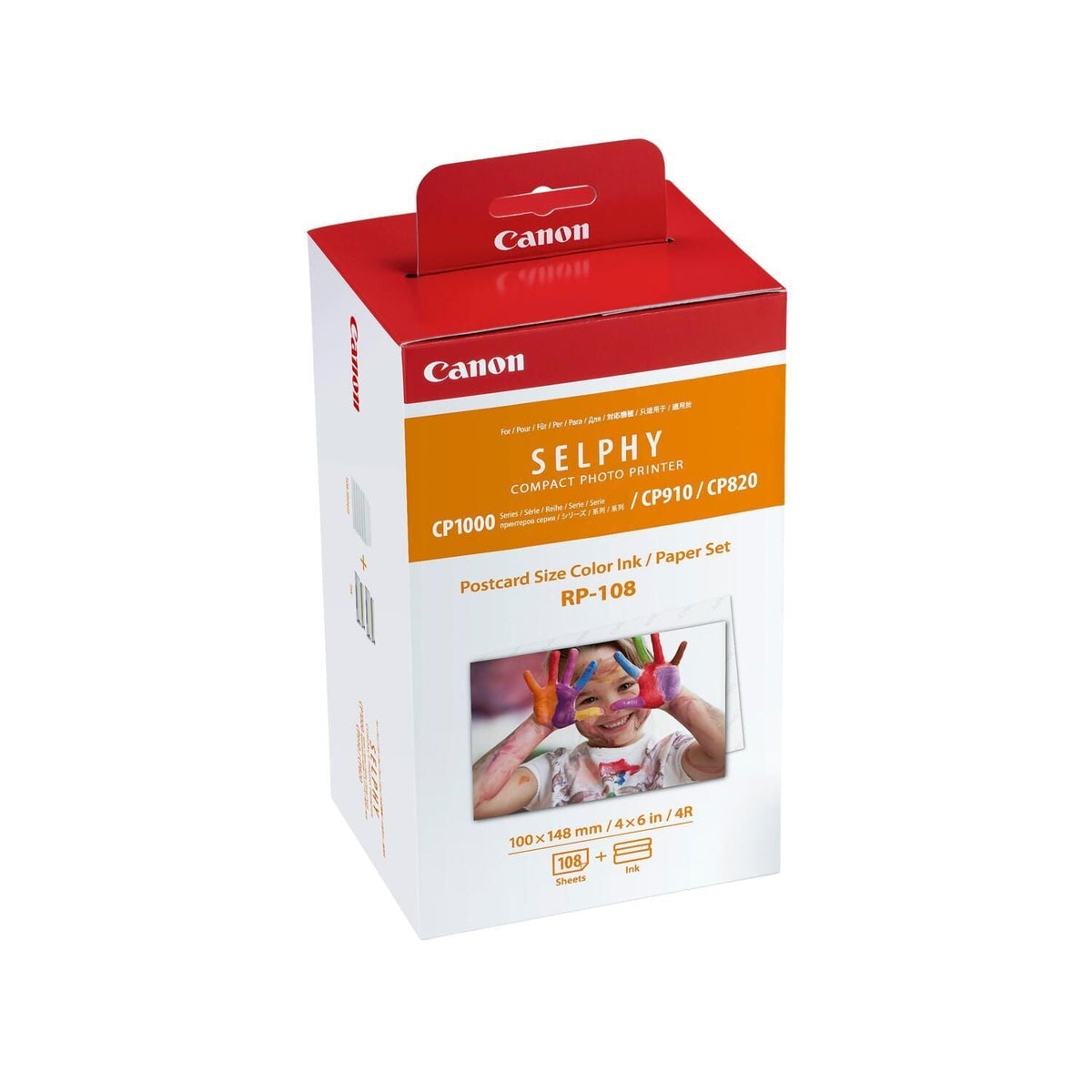 Canon Kit 108 impressions (papier + encre) format carte postale (10 x 14,8 cm)