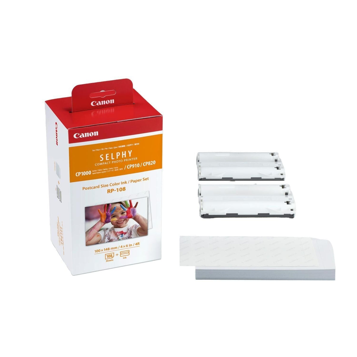 Canon Kit 108 impressions (papier + encre) format carte postale (10 x 14,8 cm)