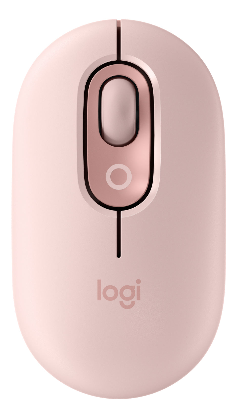 Logitech POP med Emoji knap Optisk trådløs mus Pink