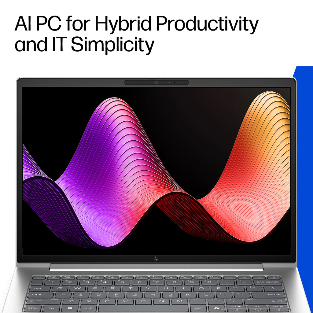 HP EB6G2i14AI Ordinateur Portable 14 pouces, Intel Core U5, 16GB RAM, 512GB SSD, Version Nordics
