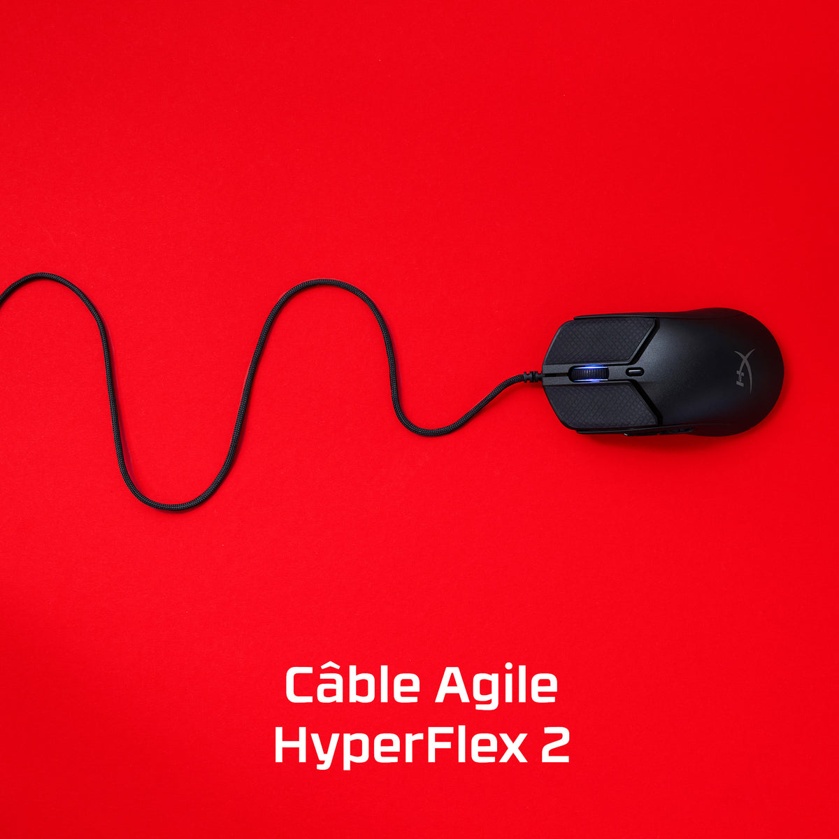 HyperX Pulsefire Haste 2 - Souris gaming (blanc) - vue 8