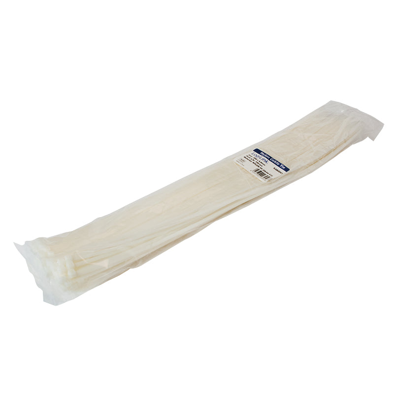 LogiLink KAB0041 Serre-câbles en Nylon Transparent, 500 mm x 4,8 mm, Lot de 100 pièces