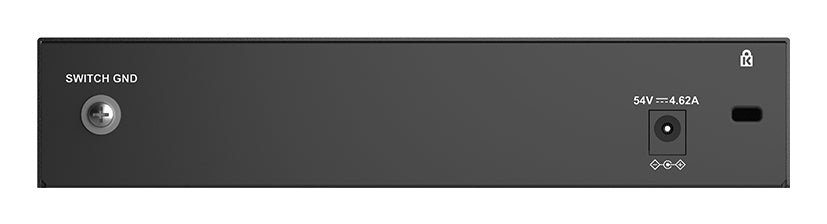 D-Link DMS-108P/E Commutateur Réseau Non-géré 2.5G Ethernet PoE, 8 Ports RJ-45, Noir