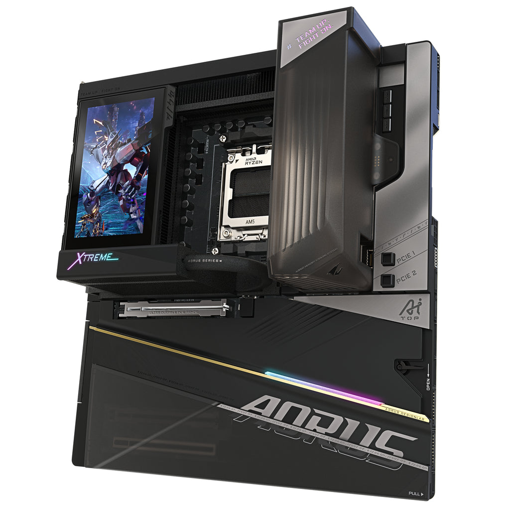 GIGABYTE X870E AORUS XTREME X3D AI TOP Carte Mère - Prend en charge les processeurs AMD Ryzen série 9000, VRM 24+2+2 pha