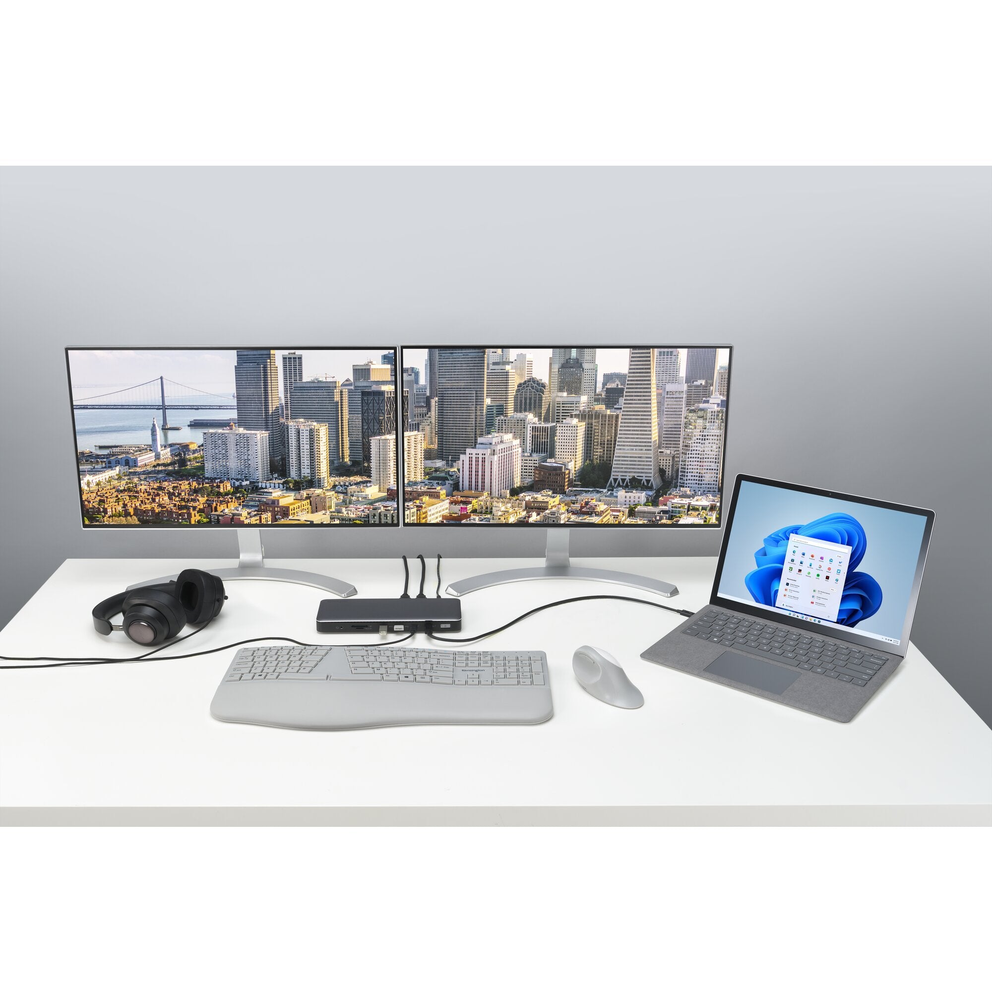 Kensington SD5760T Station d’accueil Thunderbolt 4 avec deux sorties vidéo 4K et alimentation 96 W
