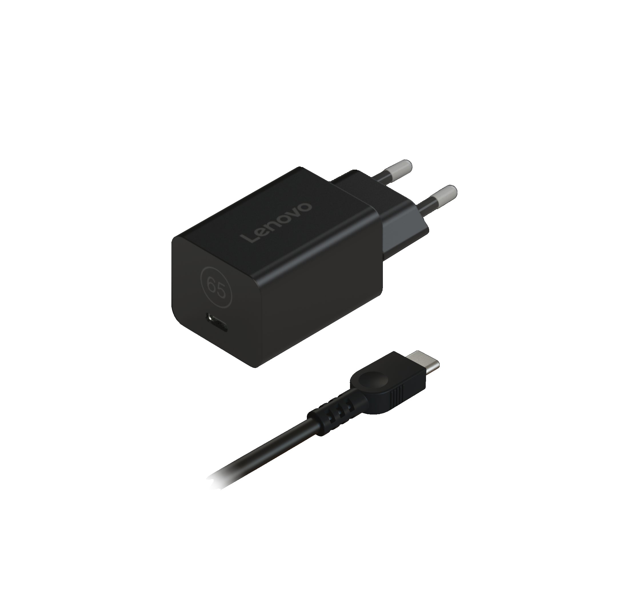 Lenovo GaN Nano 65W Universel Noir Secteur Intérieure