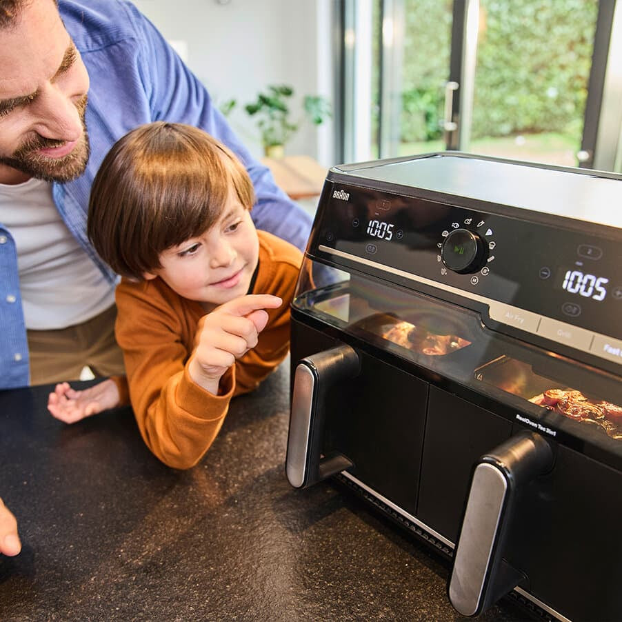 Braun TwinCook 5 Double 10 L Autonome 2800 W Friteuse d’air chaud Noir