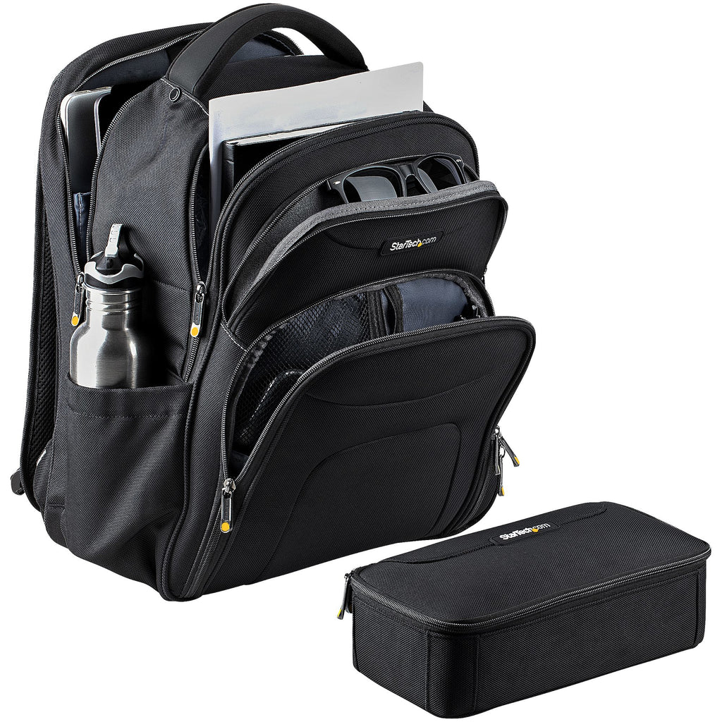 StarTech.com Sac à Dos Ordinateur Portable 15,6 pouces avec Compartiments Amovibles, Nylon