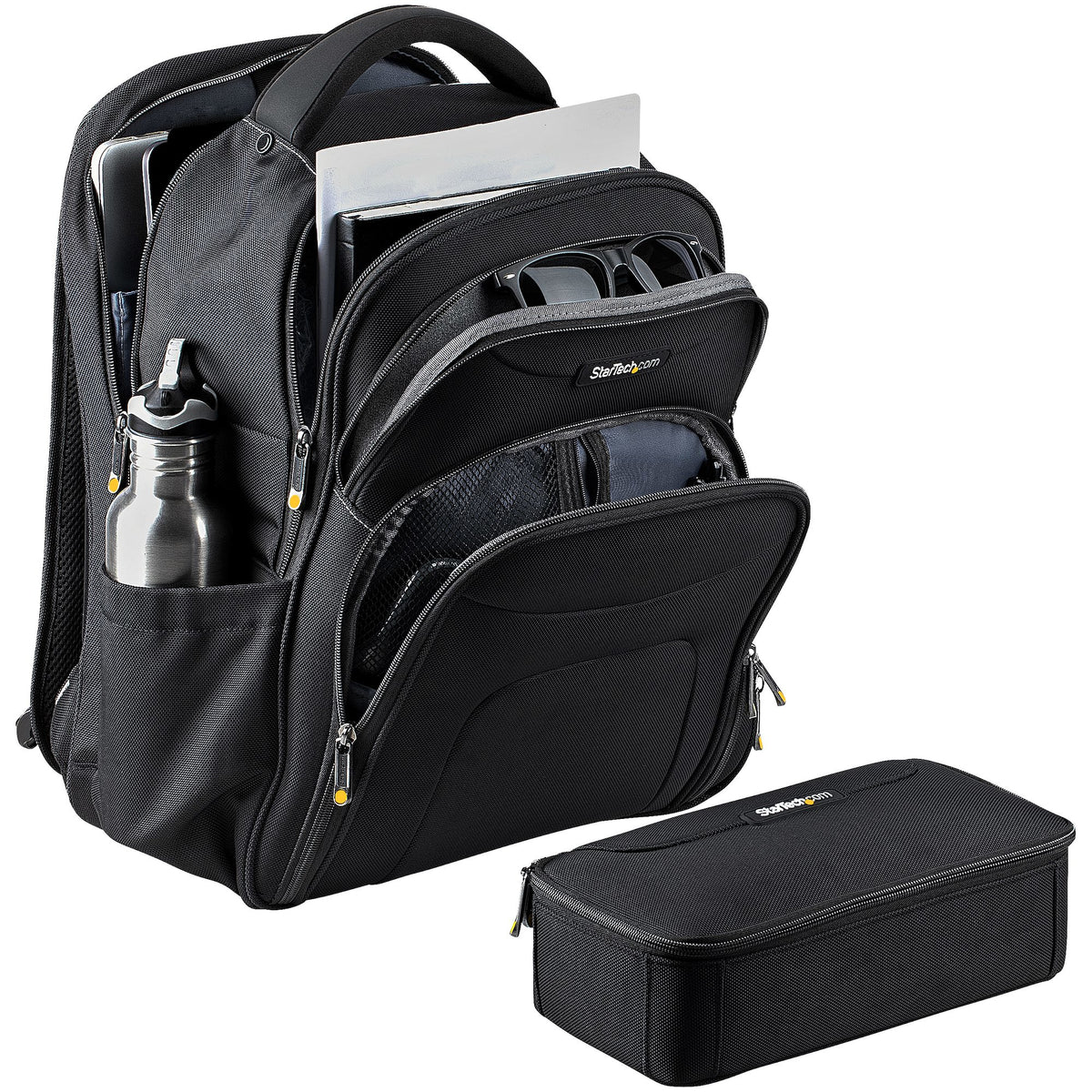 StarTech.com Sac à Dos Ordinateur Portable 15,6 pouces avec Compartiments Amovibles, Nylon
