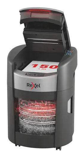 Rexel ShredMax AutoFeed+ 150X destructeur de papier Destruction croisée 55 dB 22,5 cm Noir