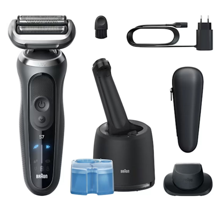 Braun Series 7 72-C7200СС Rasoir à Grille et Tondeuse, Noir