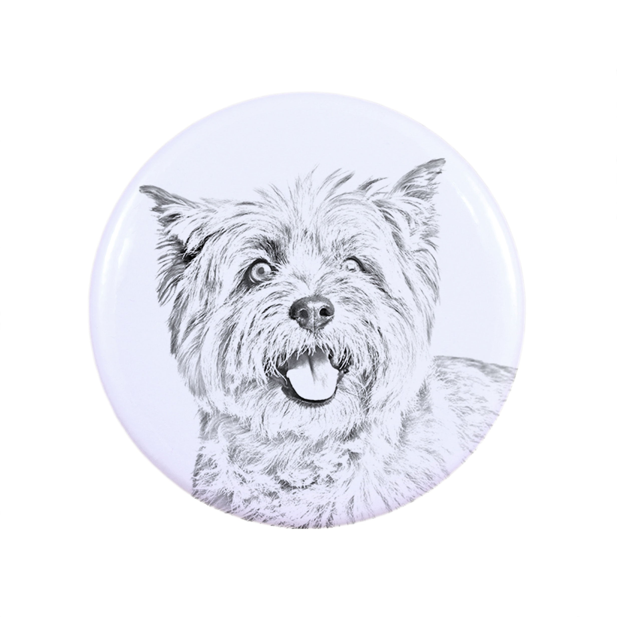 Cairn Terrier - pin with your dog, add your own photo, Art-Dog brand