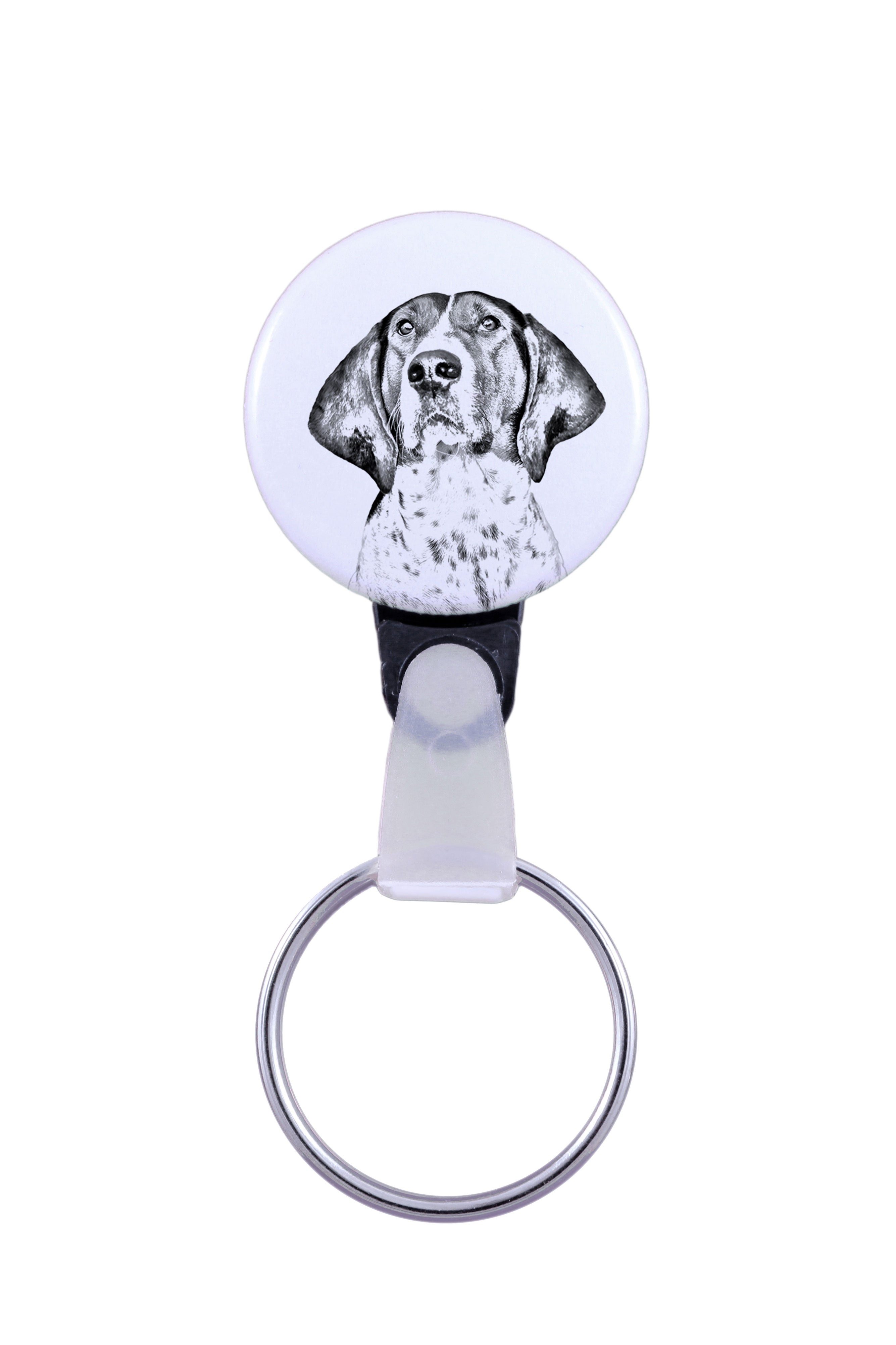 Treeing Walker Coonhound - keychain with a dog portrait, pendant with the brand's own Art-Dog graphics