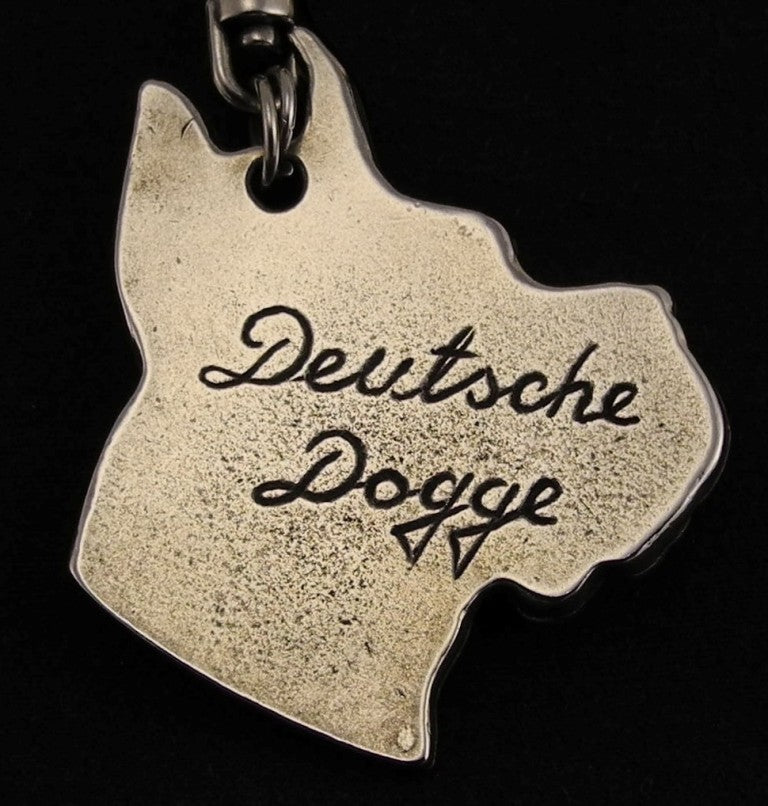 Great Dane V - Necklace with dog, silver-plated pendant for dog fan, unique jewelry by Art-Dog brand