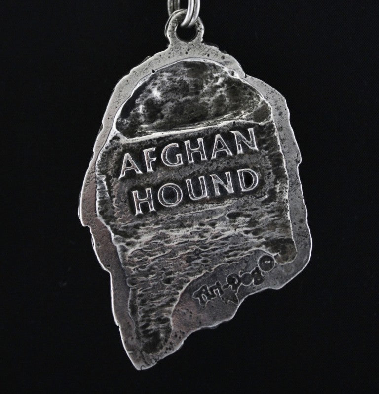Afghan Hound, Tazi I - Necklace with dog, silver-plated pendant for dog fan, unique jewelry by Art-Dog brand