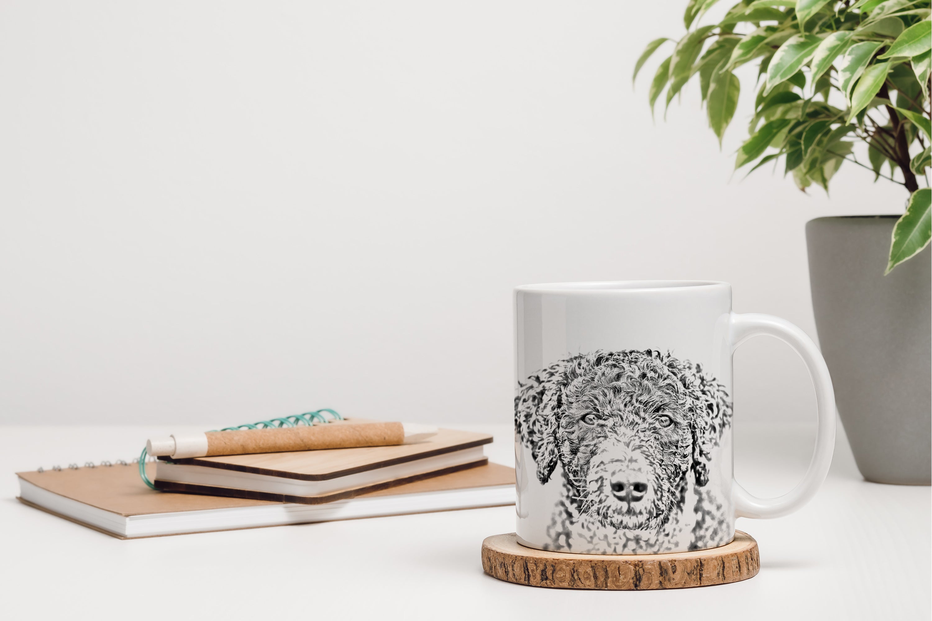 Spanish Water Dog - cup with a dog, personalized cup with a print, a classic gift for everyone from the Art-Dog brand