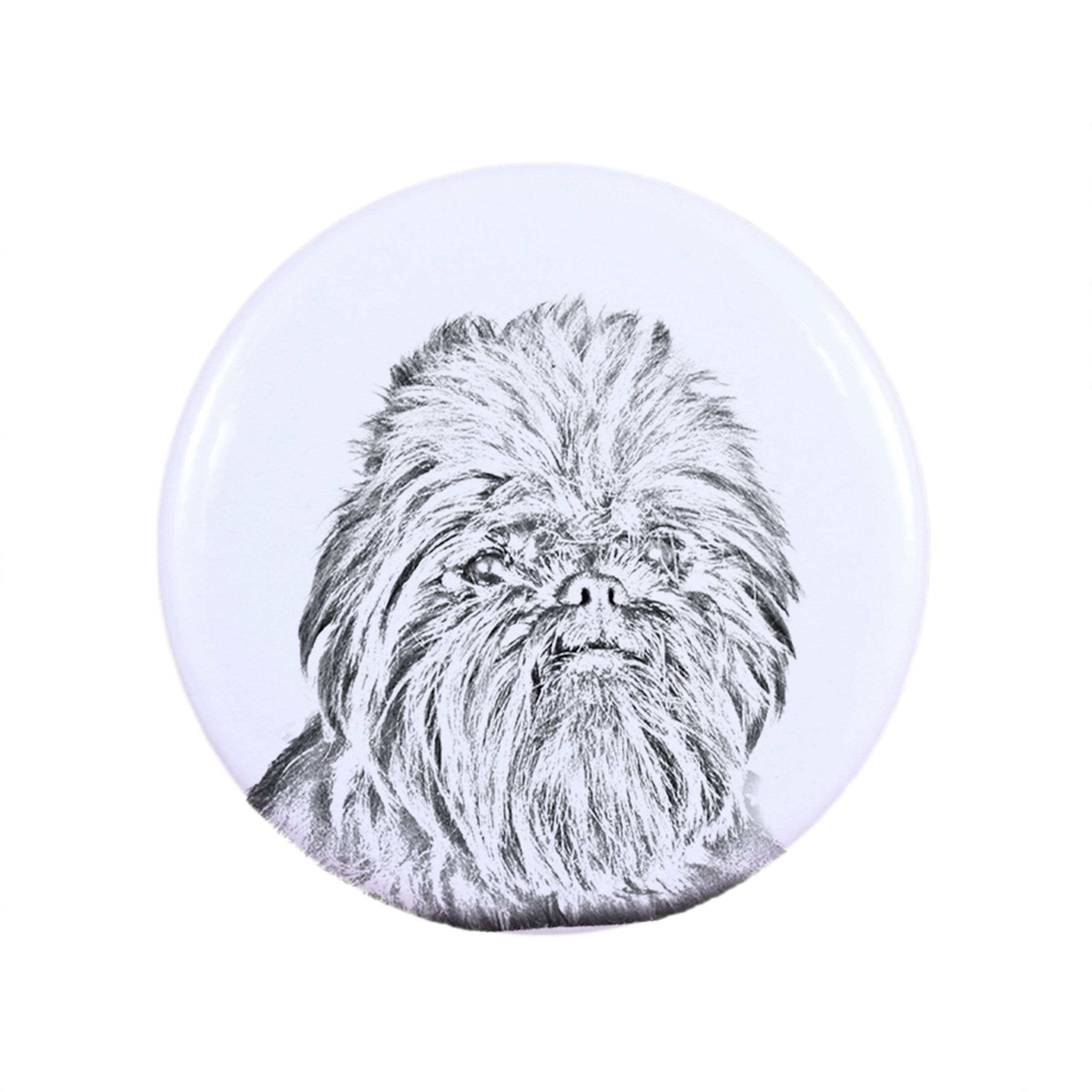 Affenpinscher, Affen, Affie - magnet with a dog's pupil, exceptionally light, strong magnet, handmade product by the Art-Dog brand