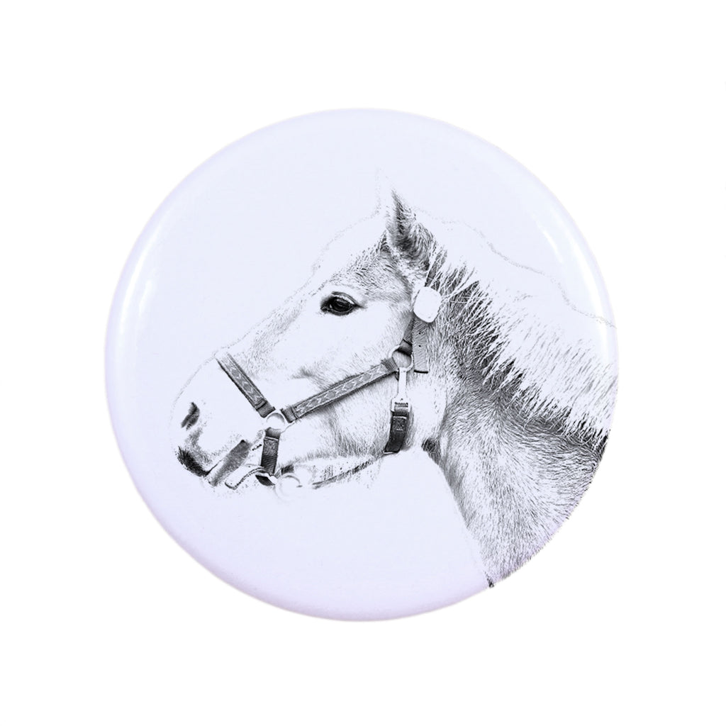 Haflinger - magnet with a horse, a unique imprint of the Art-Dog horse brand