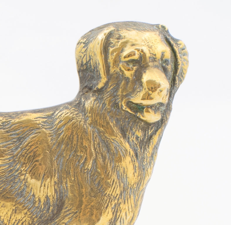 Hovawart, Hovie - key holder with a dog, brass handle for dog accessories, an elegant decoration for the hallway from the Art-Dog brand.