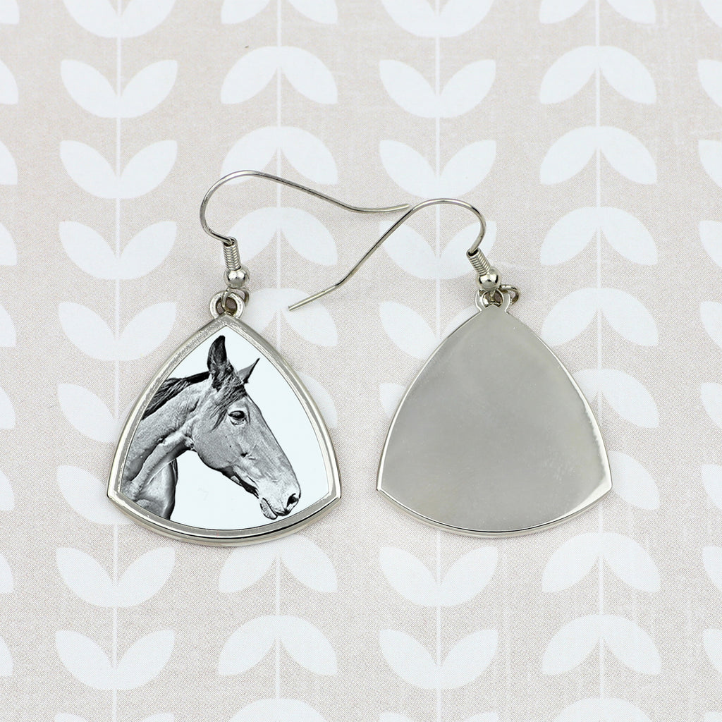 Australian Stock Horse - earrings with a horse, hanging earrings with a picture, personalized jewelry with Art-Dog brand print