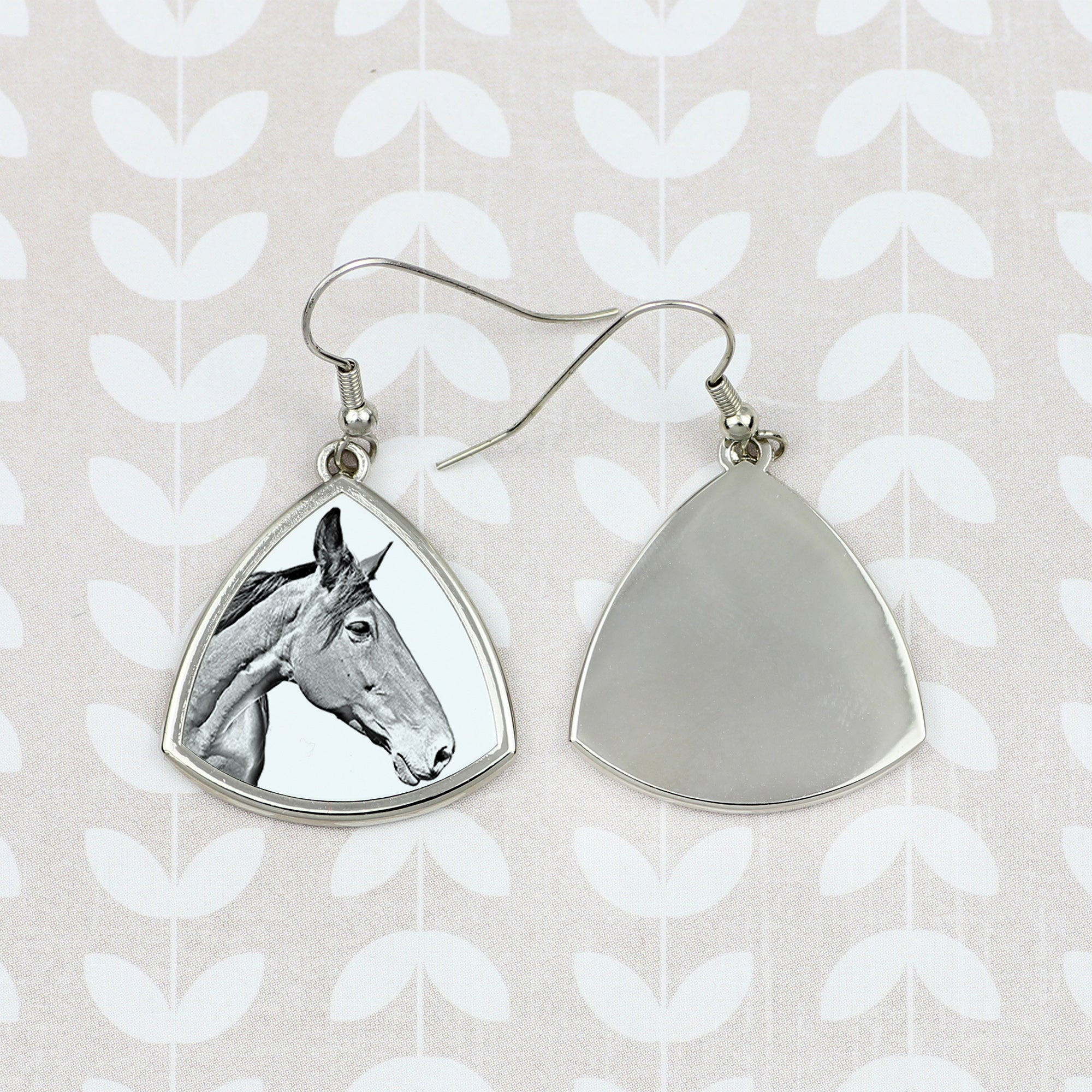 Australian Stock Horse - earrings with a horse, hanging earrings with a picture, personalized jewelry with Art-Dog brand print