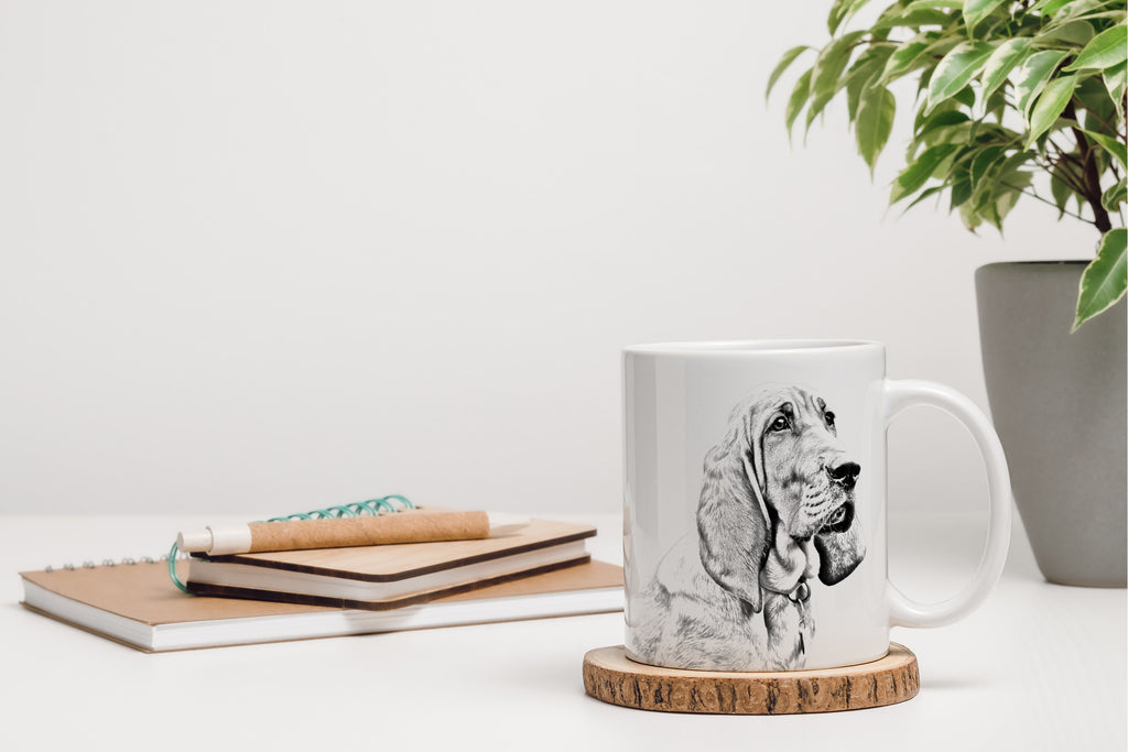 Redbone Coonhound - cup with a dog, personalized cup with a print, a classic gift for everyone from the Art-Dog brand